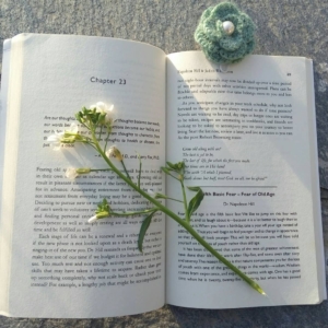 Olive Crochet, pin bookmark
